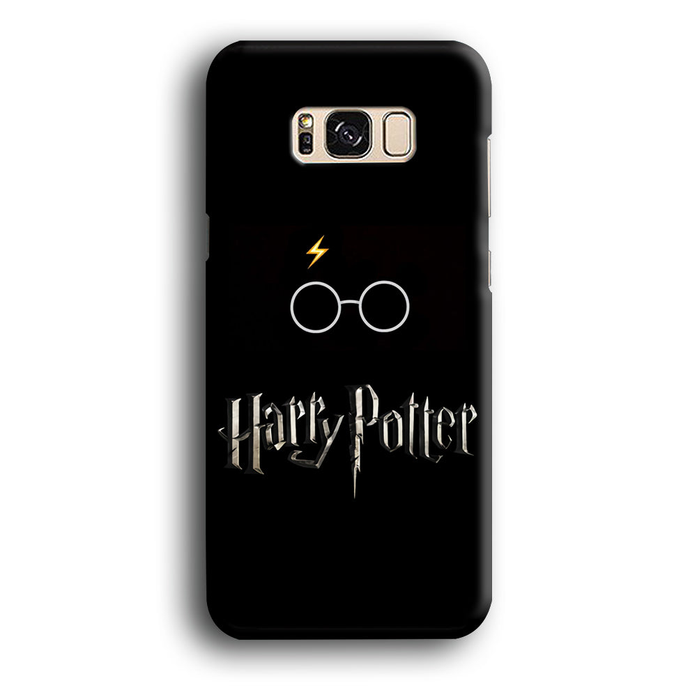 Harry Potter Glasses Symbol Black Samsung Galaxy S8 Case