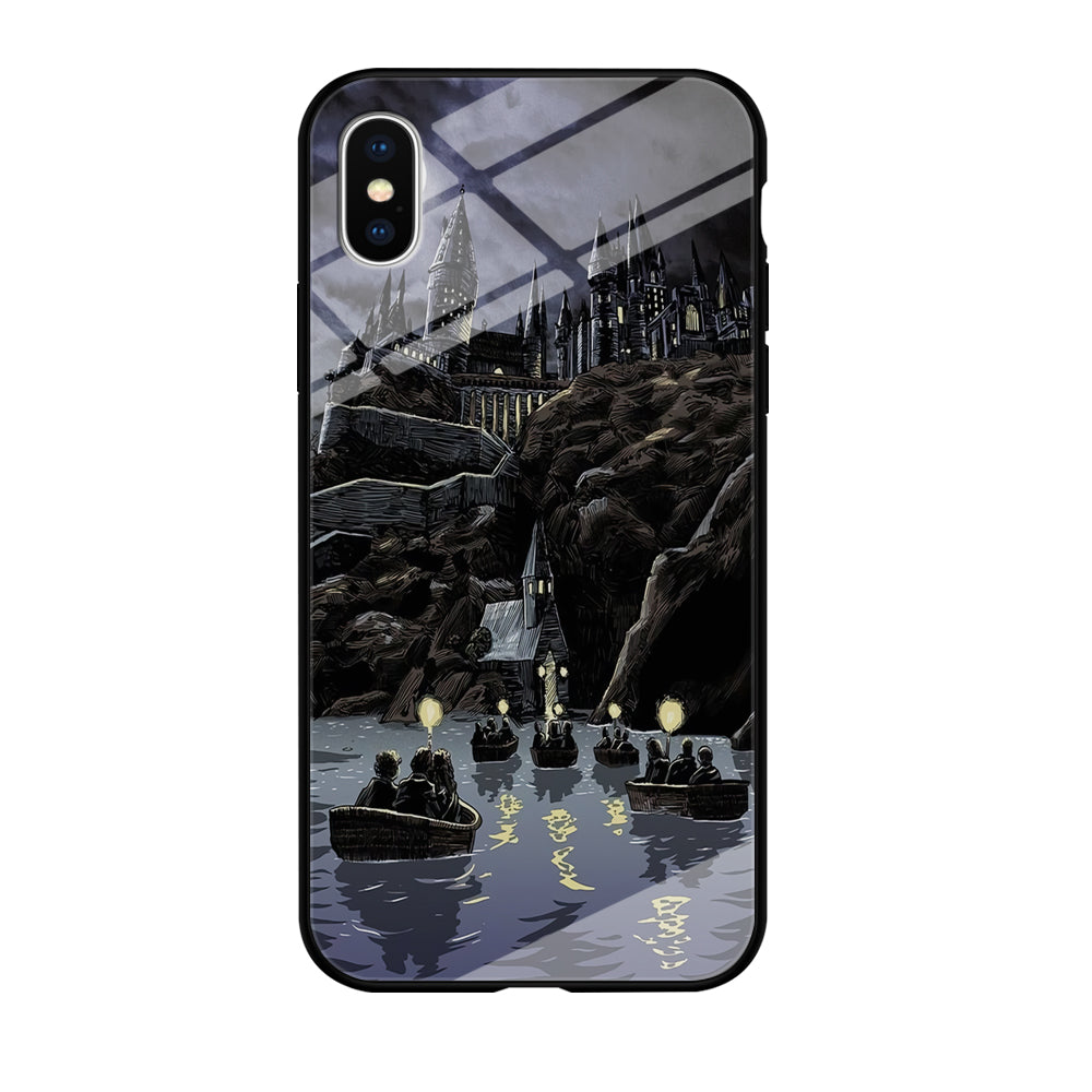 Harry Potter Hogwarts Painting iPhone Xs Case