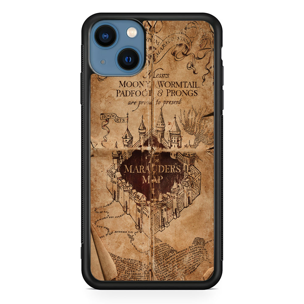 Harry Potter The Marauder's Map iPhone 13 Case