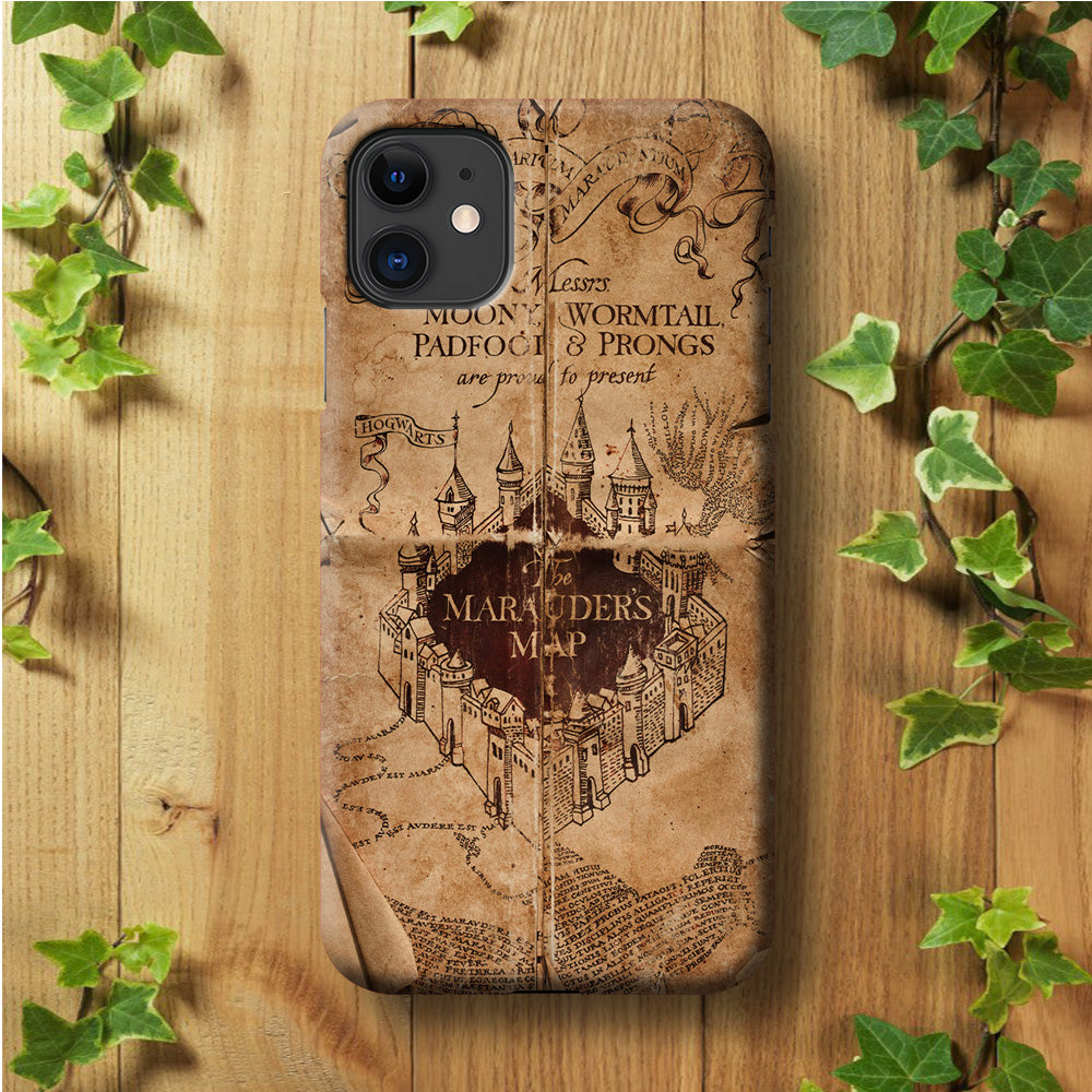 Harry Potter The Marauder's Map iPhone 11 Case
