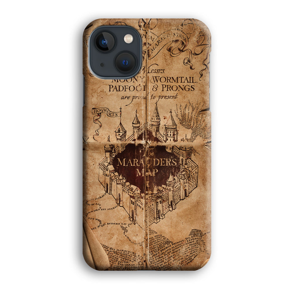 Harry Potter The Marauder's Map iPhone 13 Case