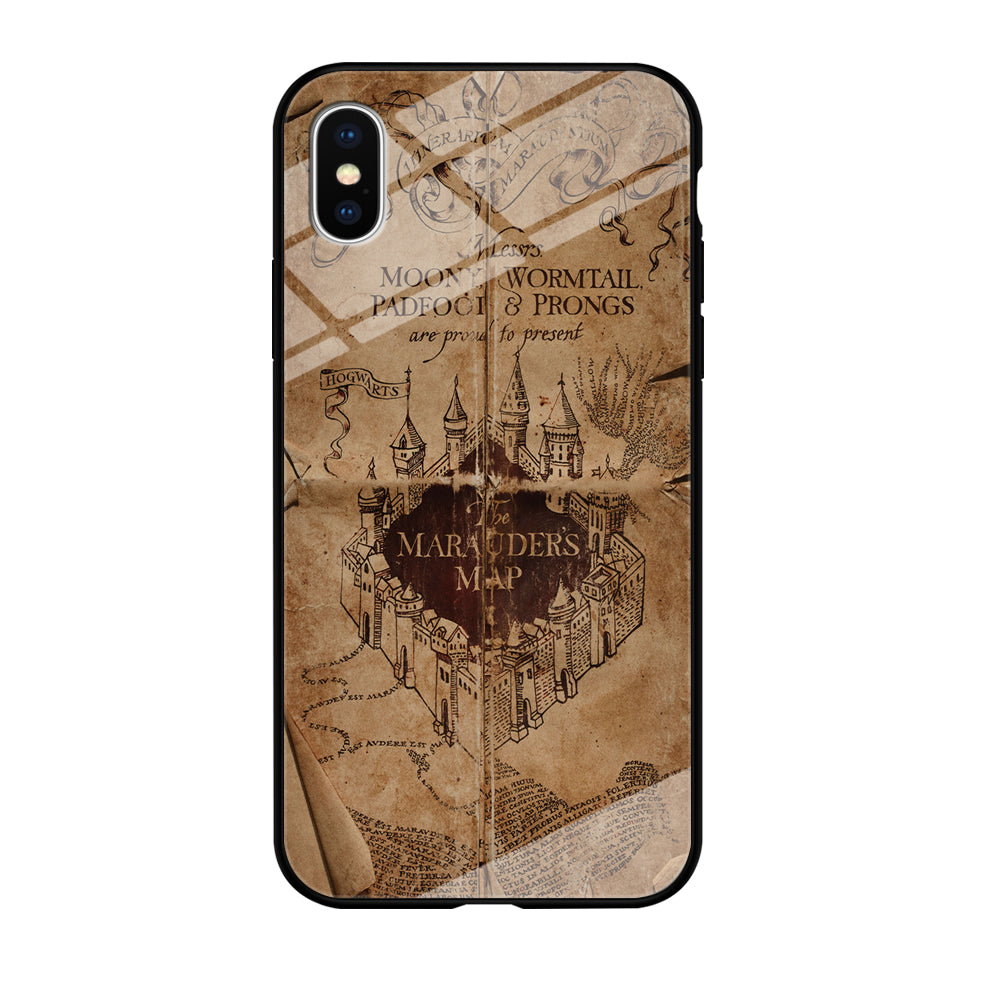 Harry Potter The Marauder's Map iPhone Xs Case