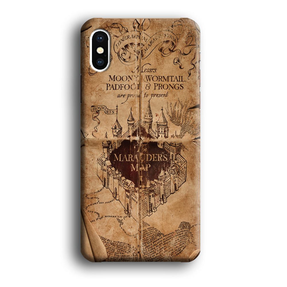 Harry Potter The Marauder's Map iPhone Xs Case