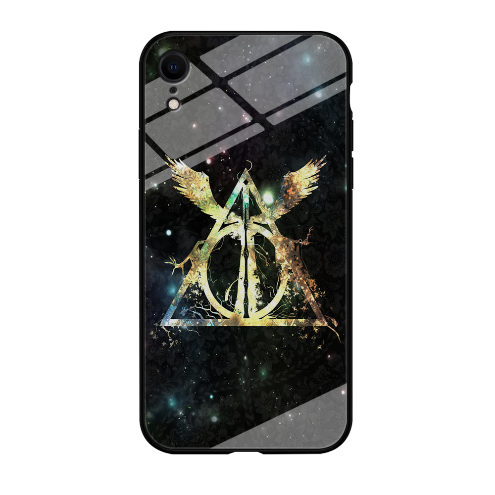 Harry Potter and The Deathly Hallows Symbol iPhone XR Case