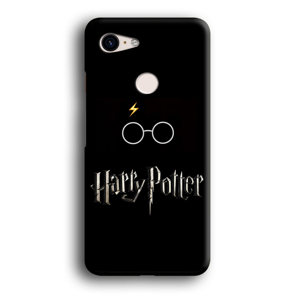 Harry Potter Glasses Symbol Black Google Pixel 3 3D Case – Xtracasestore