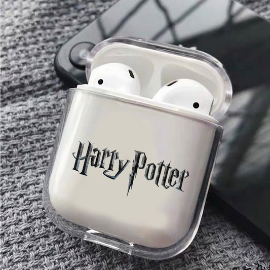 Harry Potter Logo Hard Plastic  Protective Clear Case Cover For Apple Airpods