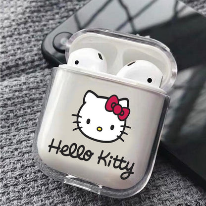 Hello Kitty Protective Clear Case Cover For Apple Airpods-Xtracase