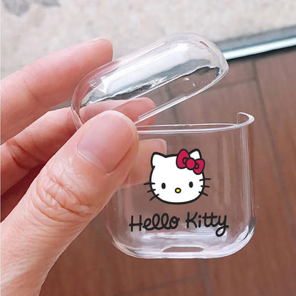 Hello Kitty Protective Clear Case Cover For Apple Airpods-Xtracase