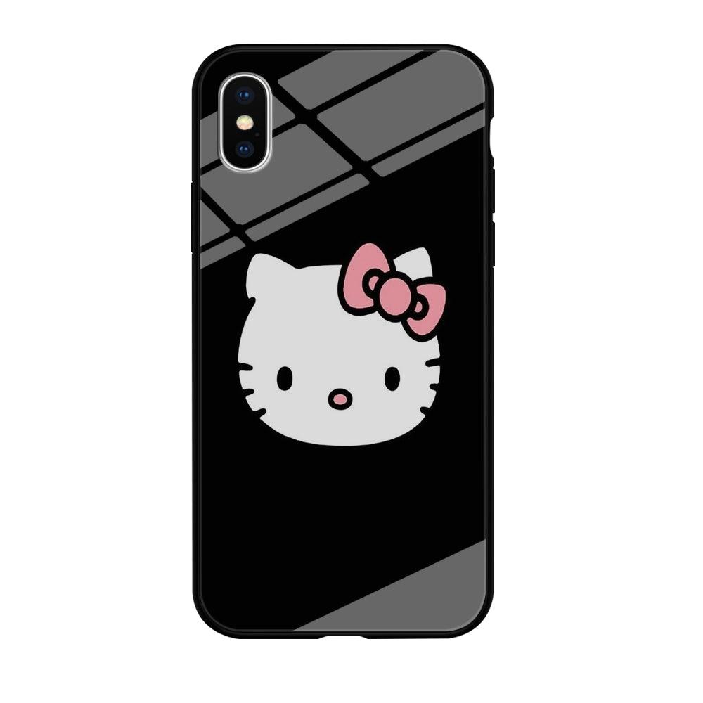 Hello kitty iPhone Xs Case-Tempered Glass Case-Xtracase