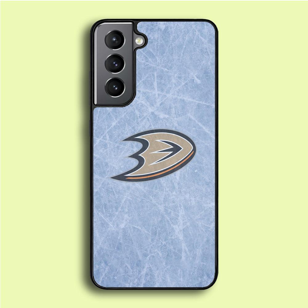 Hockey Anaheim Ducks NHL 001 Samsung Galaxy A16 Case-Rubber / White (2D Case)-Xtracase