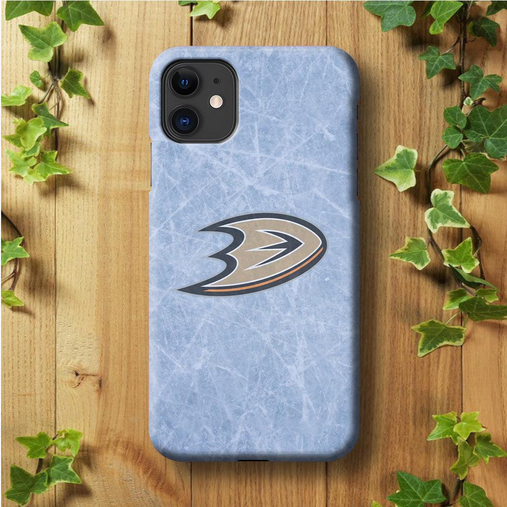 Hockey Anaheim Ducks NHL 001 iPhone 11 Case-Plastic / Full Wrap (3D Case)-Xtracase
