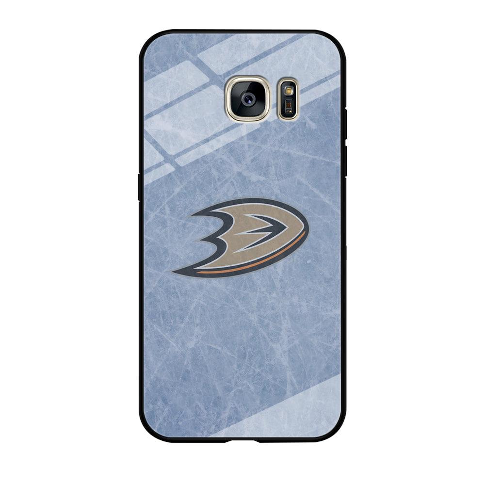 Hockey Anaheim Ducks NHL 001 Samsung Galaxy S7 Edge Case-Tempered Glass Case-Xtracase