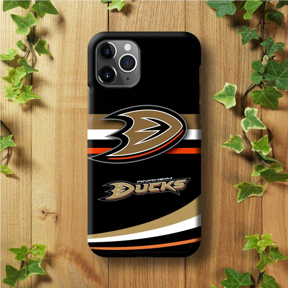 Hockey Anaheim Ducks NHL 002 iPhone 11 Pro Case-Plastic / Full Wrap (3D Case)-Xtracase