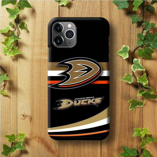 Hockey Anaheim Ducks NHL 002 iPhone 11 Pro Max Case-Plastic / Full Wrap (3D Case)-Xtracase