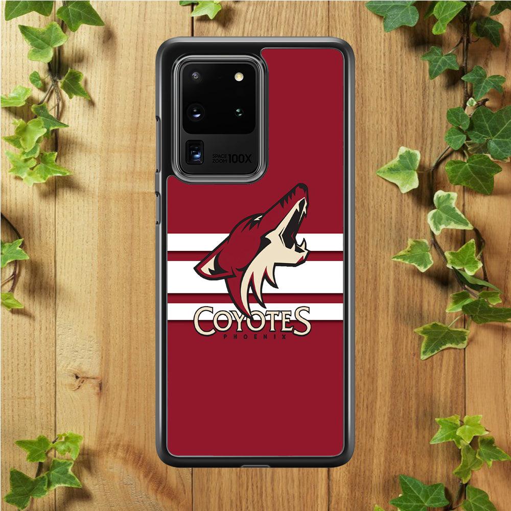 Hockey Arizona Coyotes NHL 001 Samsung Galaxy S20 Ultra Case-Plastic / Full Wrap (3D Case)-Xtracase