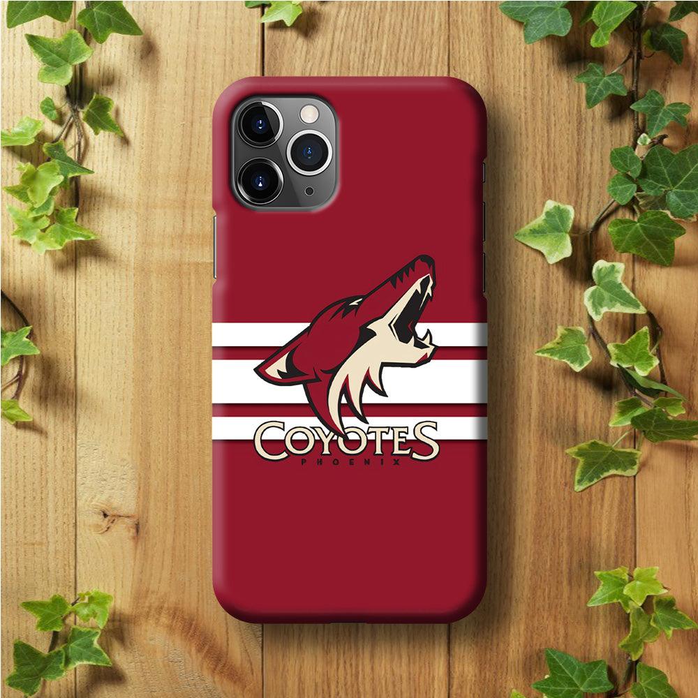 Hockey Arizona Coyotes NHL 001 iPhone 11 Pro Case-Plastic / Full Wrap (3D Case)-Xtracase