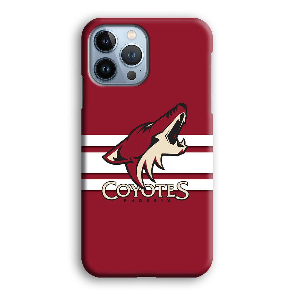 Hockey Arizona Coyotes NHL 001 iPhone 13 Pro Max Case-Plastic / Full Wrap (3D Case)-Xtracase