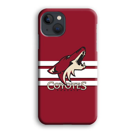 Hockey Arizona Coyotes NHL 001 iPhone 13 Mini Case-Plastic / Full Wrap (3D Case)-Xtracase