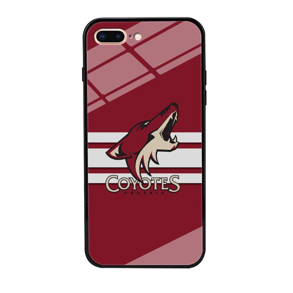 Hockey Arizona Coyotes NHL 001 iPhone 7 Plus Case-Tempered Glass Cas-Xtracase
