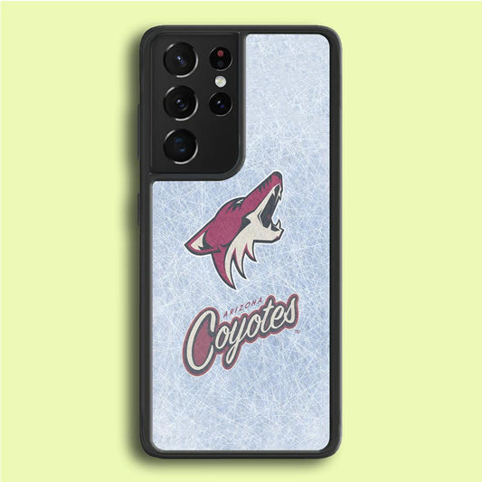 Hockey Arizona Coyotes NHL 002 Samsung Galaxy S21 Ultra Case-Plastic / Full Wrap (3D Case)-Xtracase