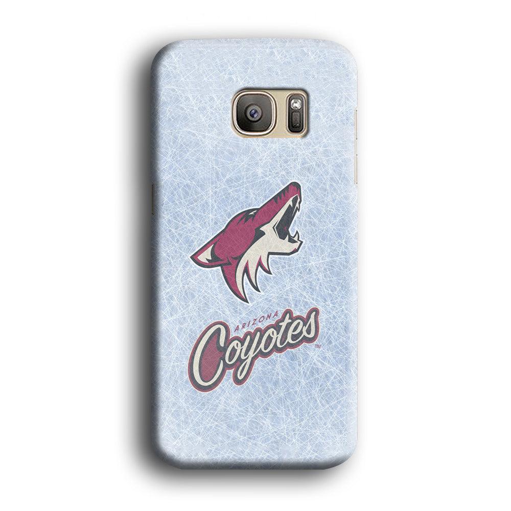 Hockey Arizona Coyotes NHL 002 Samsung Galaxy S7 Edge Case-Plastic / Full Wrap (3D Case)-Xtracase