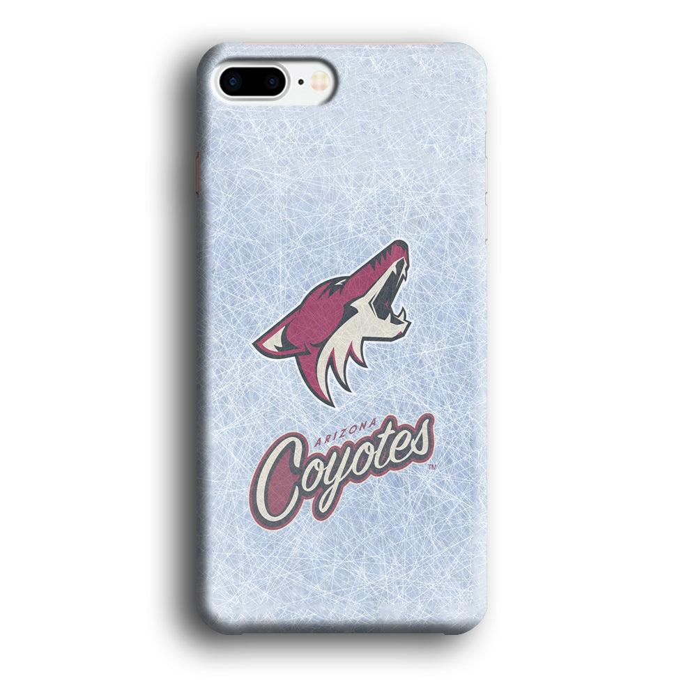 Hockey Arizona Coyotes NHL 002 iPhone 8 Plus Case-Plastic / Full Wrap (3D Case)-Xtracase