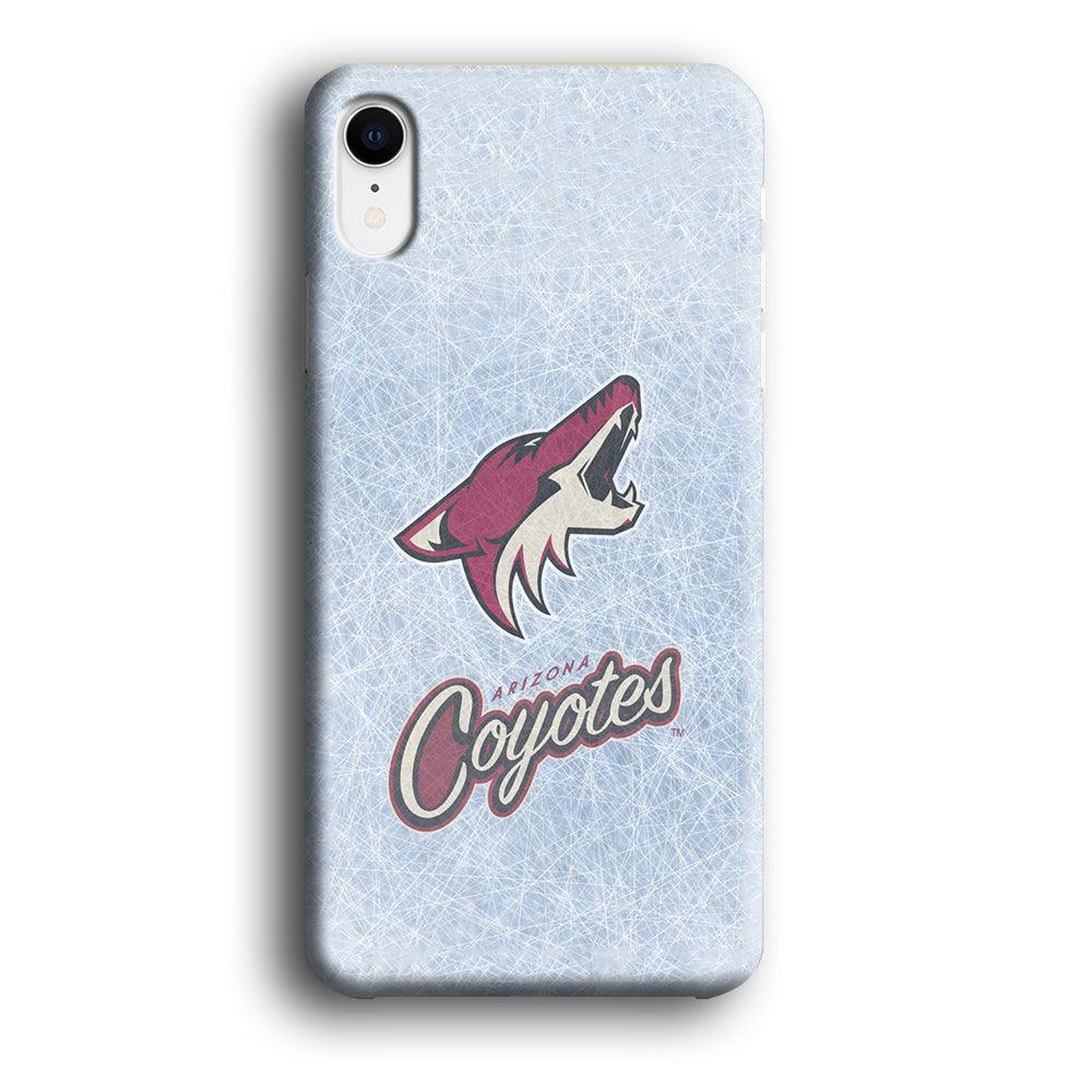 Hockey Arizona Coyotes NHL 002 iPhone XR Case-Plastic / Full Wrap (3D Case)-Xtracase
