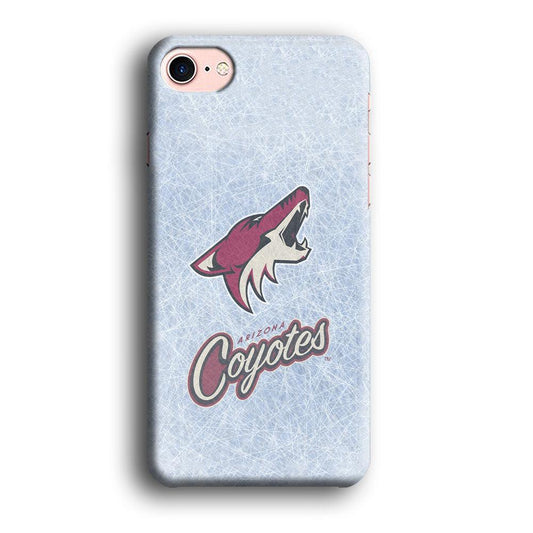 Hockey Arizona Coyotes NHL 002 iPhone 8 Case-Plastic / Full Wrap (3D Case)-Xtracase