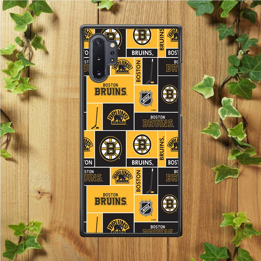 Hockey Boston Bruins NHL 001 Samsung Galaxy Note 10 Plus Case-Plastic / Full Wrap (3D Case)-Xtracase