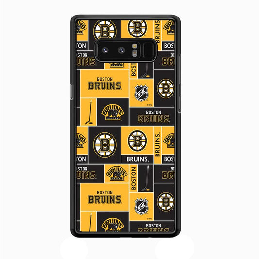 Hockey Boston Bruins NHL 001 Samsung Galaxy Note 8 Case-Plastic / Full Wrap (3D Case)-Xtracase
