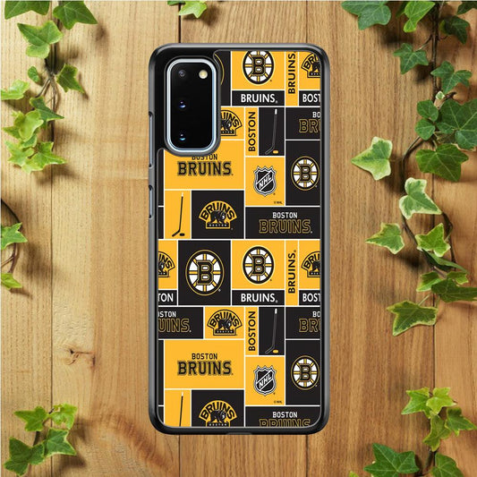 Hockey Boston Bruins NHL 001 Samsung Galaxy S20 Case-Plastic / Full Wrap (3D Case)-Xtracase