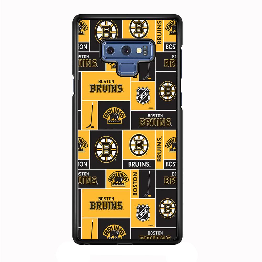Hockey Boston Bruins NHL 001 Samsung Galaxy Note 9 Case-Plastic / Full Wrap (3D Case)-Xtracase