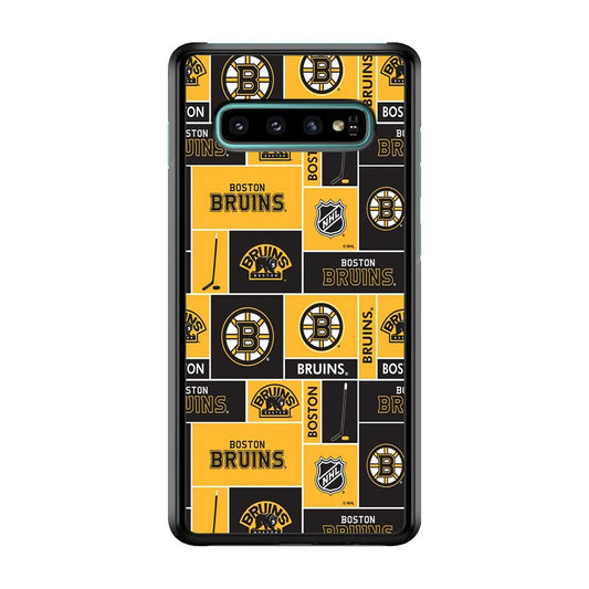 Hockey Boston Bruins NHL 001 Samsung Galaxy S10 Plus Case-Plastic / Full Wrap (3D Case)-Xtracase