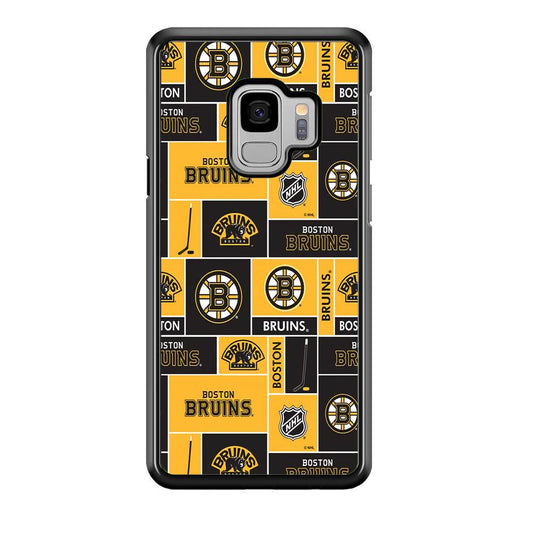 Hockey Boston Bruins NHL 001 Samsung Galaxy S9 Case-Plastic / Full Wrap (3D Case)-Xtracase
