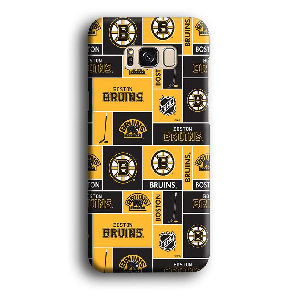 Hockey Boston Bruins NHL 001 Samsung Galaxy S8 Case-Plastic / Full Wrap (3D Case)-Xtracase
