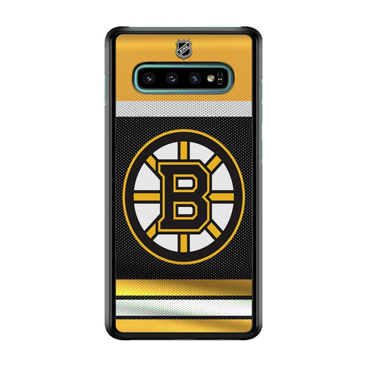 Hockey Boston Bruins NHL 002 Samsung Galaxy S10 Plus Case-Plastic / Full Wrap (3D Case)-Xtracase