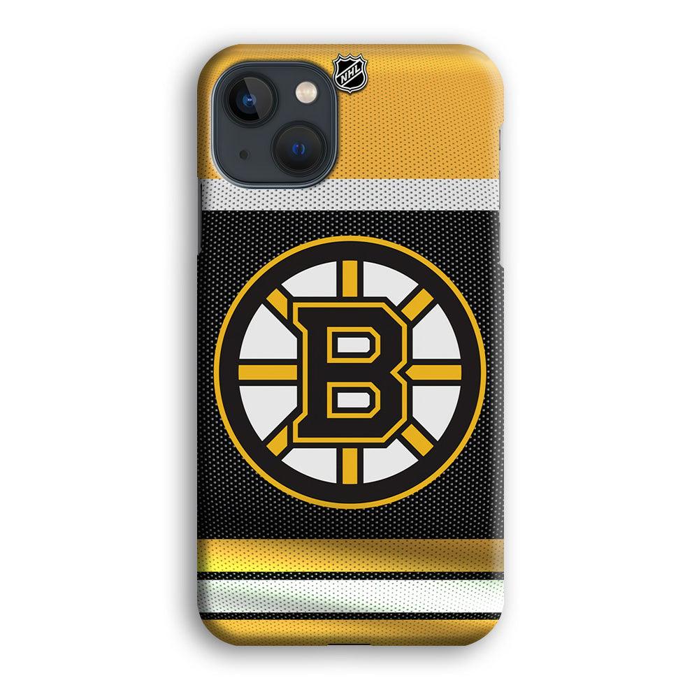 Hockey Boston Bruins NHL 002 iPhone 13 Case-Plastic / Full Wrap (3D Case)-Xtracase