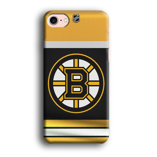 Hockey Boston Bruins NHL 002 iPhone 8 Case-Plastic / Full Wrap (3D Case)-Xtracase