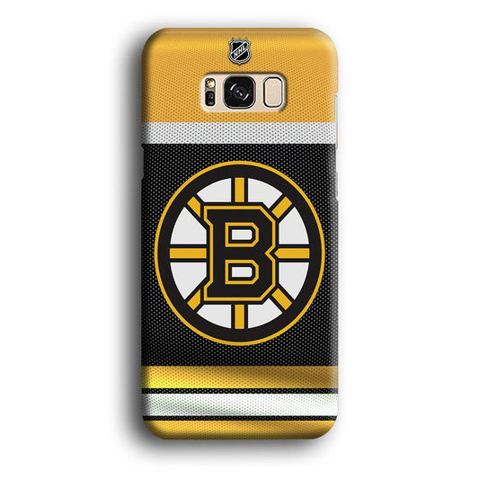 Hockey Boston Bruins NHL 002 Samsung Galaxy S8 Case-Plastic / Full Wrap (3D Case)-Xtracase