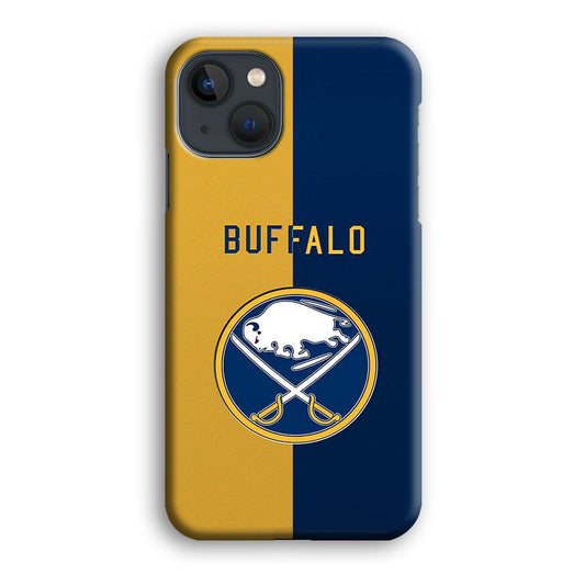 Hockey Buffalo Sabres NHL 001 iPhone 13 Mini Case-Plastic / Full Wrap (3D Case)-Xtracase