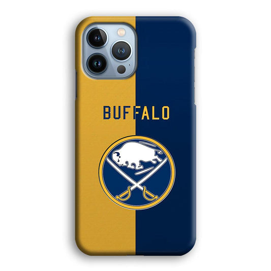 Hockey Buffalo Sabres NHL 001 iPhone 13 Pro Max Case-Plastic / Full Wrap (3D Case)-Xtracase