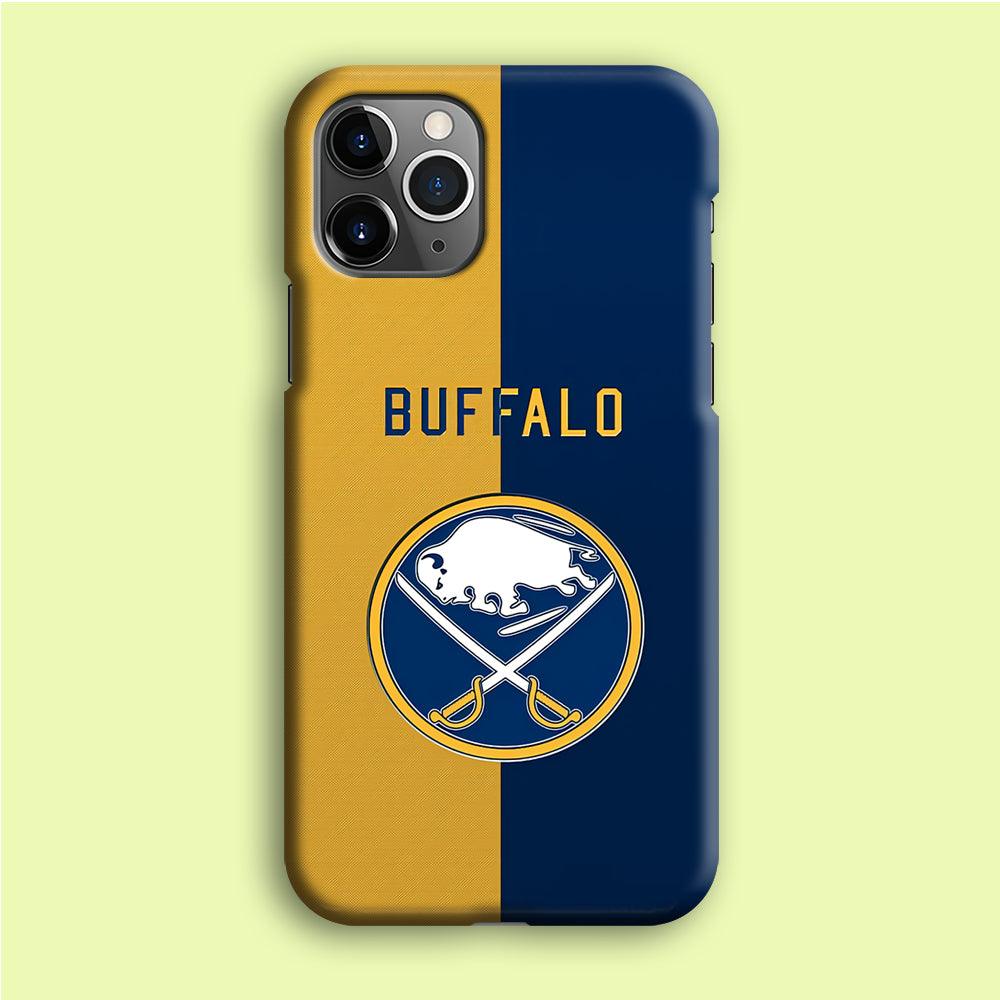 Hockey Buffalo Sabres NHL 001 iPhone 12 Pro Case-Plastic / Full Wrap (3D Case)-Xtracase