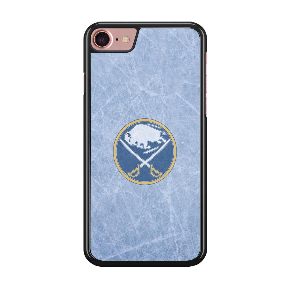 Hockey Buffalo Sabres NHL 002 iPhone SE 2020 Case-Rubber / Black (2D Case)-Xtracase