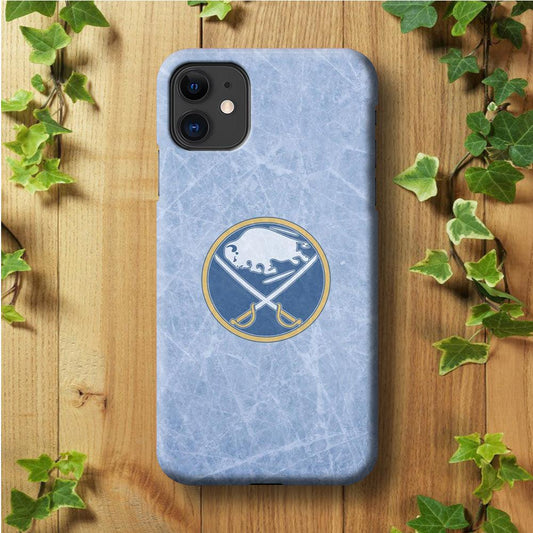 Hockey Buffalo Sabres NHL 002 iPhone 11 Case-Plastic / Full Wrap (3D Case)-Xtracase