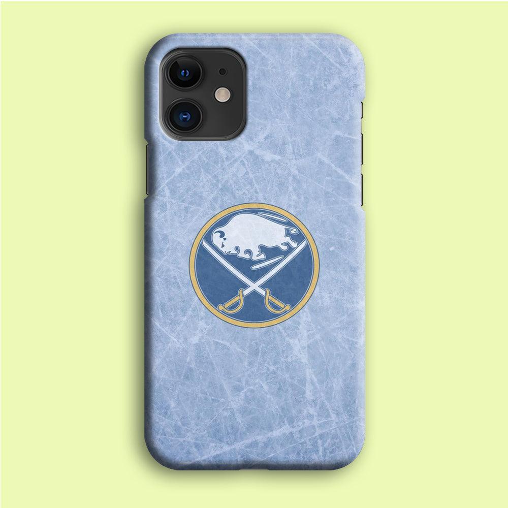 Hockey Buffalo Sabres NHL 002 iPhone 12 Case-Plastic / Full Wrap (3D Case)-Xtracase