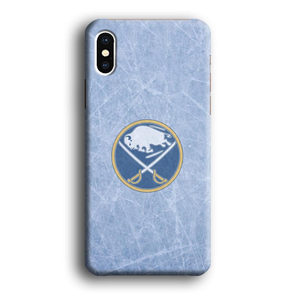 Hockey Buffalo Sabres NHL 002 iPhone X Case-Plastic / Full Wrap (3D Case)-Xtracase