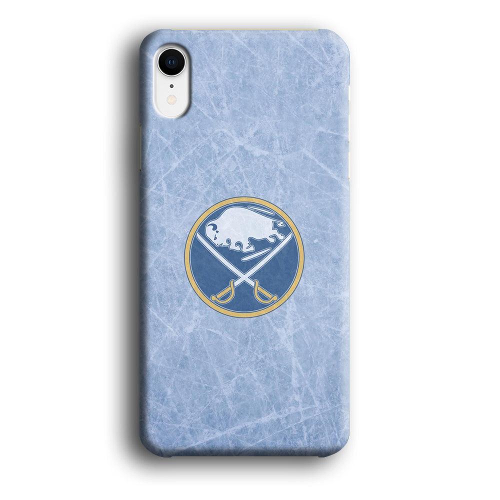 Hockey Buffalo Sabres NHL 002 iPhone XR Case-Plastic / Full Wrap (3D Case)-Xtracase