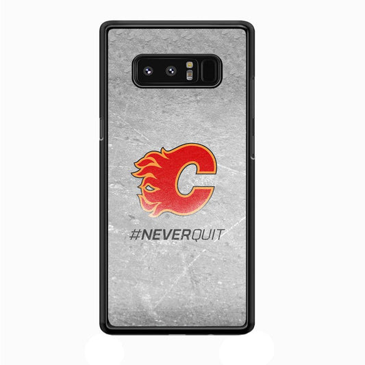Hockey Calgary Flames NHL 001 Samsung Galaxy Note 8 Case-Plastic / Full Wrap (3D Case)-Xtracase
