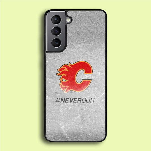Hockey Calgary Flames NHL 001 Samsung Galaxy A16 Case-Rubber / White (2D Case)-Xtracase