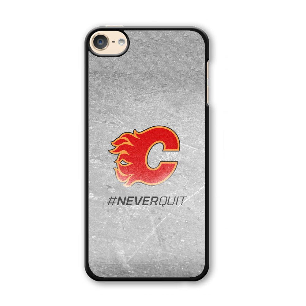 Hockey Calgary Flames NHL 001 iPod Touch 6 Case-Plastic / Full Wrap (3D Case)-Xtracase